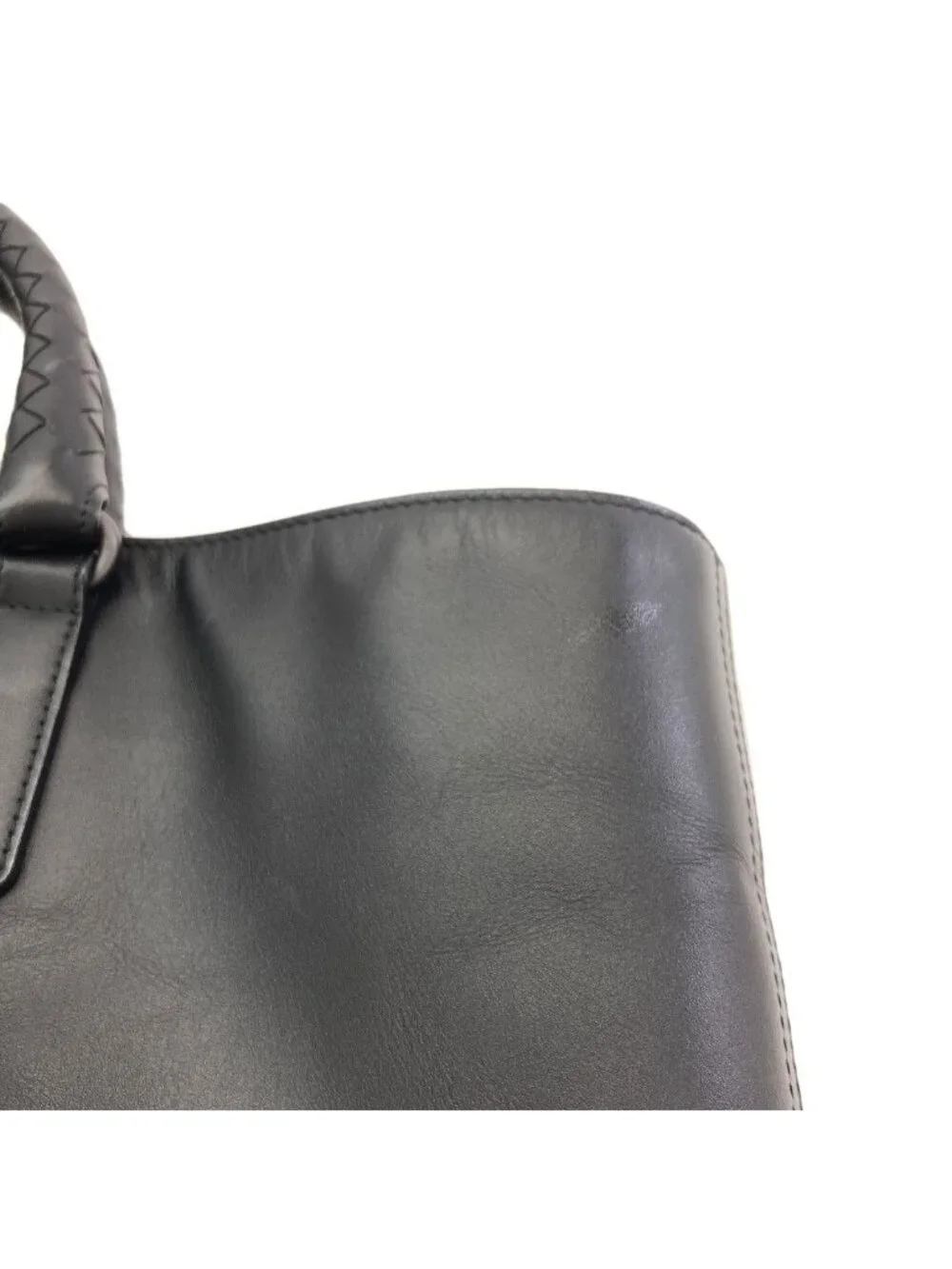 Bottega Veneta Simple Design Handbag Leather